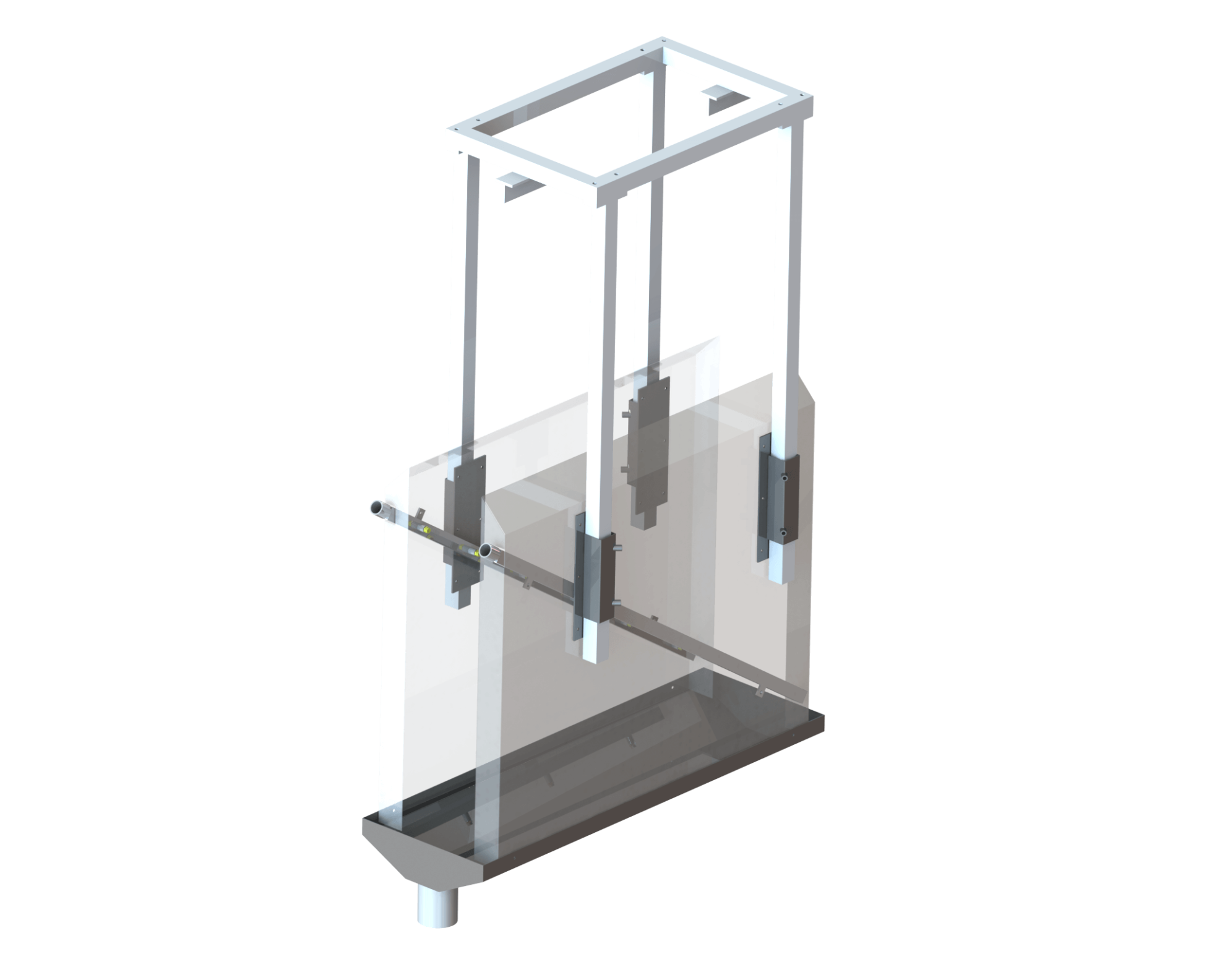 Bird spray washer