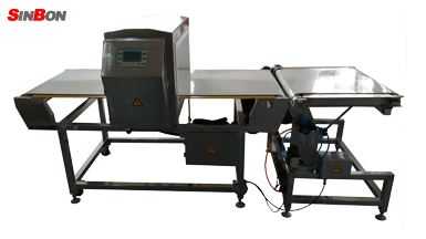 Industrial Metal Detector with dropdown rejector