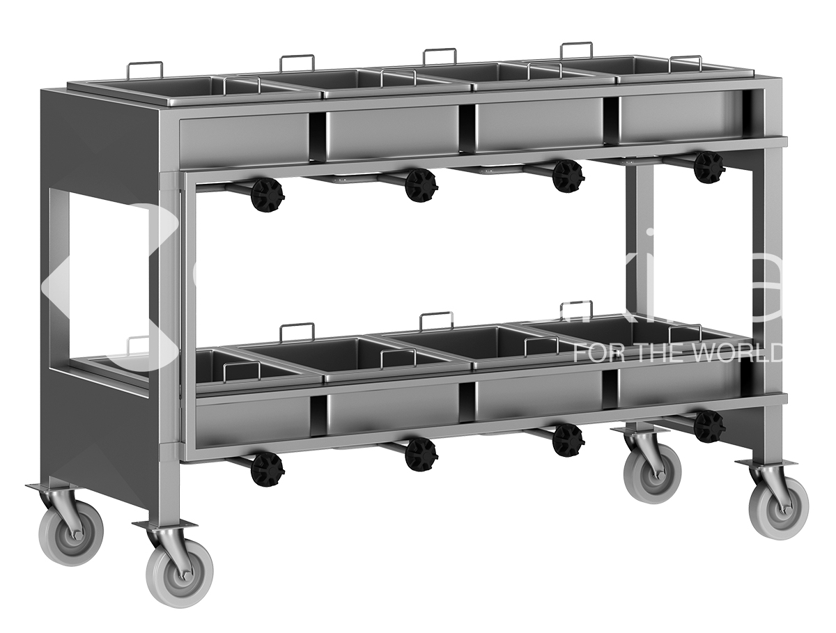 Cream Process Trolley